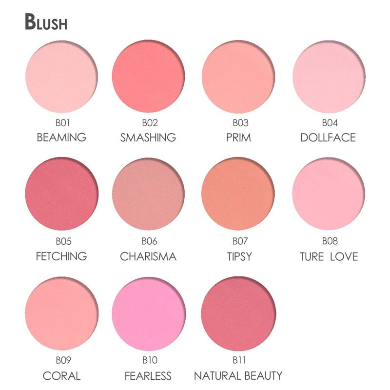 Blush em Pó Focallure Profissional